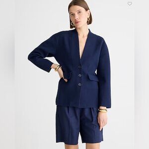J. Crew Women's Fitted-waist sweater blazer